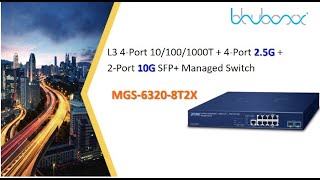 MGS-6320-8T2X  Managed Switch