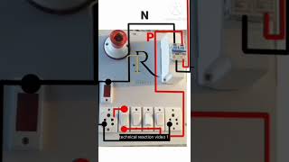 9 module+MCB wiring 👍 #electrical #electrian #boardwiring #electrician #circuitboard #electronic