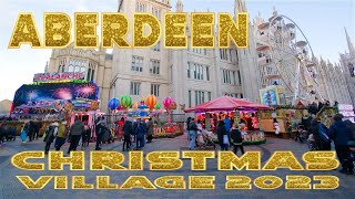 Aberdeen Christmas village 2023