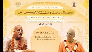 HH Bhakti Charu Swami 4th Tirobhava Festival 2024 Day 2 Sri Dham Mayapur