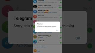 Sorry this chat doesn't seem to exist teligram| teligram link join problem solve| #viralshort#short