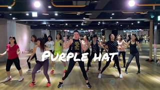 Purple Hat by Sofi Tukker ~~ Fit + Flaunt Burlesque Fitness by Katie