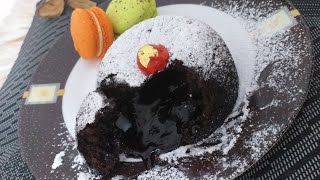 فوندون بالشوكولاطة🍫🍫 fondant au chocolat  ...سهلة👌 سريعة👍 و بنينة بزاف 😋😋 توجد في 5 دقائق 😉