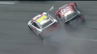 2022 Geico 500 @Talladega, Daniel Hemric, Chase Briscoe and Chris Buescher crash