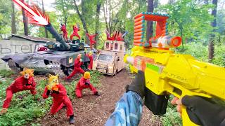 Nerf War | Amusement Park Battle 86 (Nerf First Person Shooter)