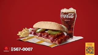 ¡Disfruta del delicioso McRIB!