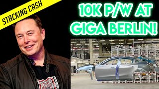 Inside Giga Berlin + Tesla targets 10k Model Y bodies p/w at Giga Berlin