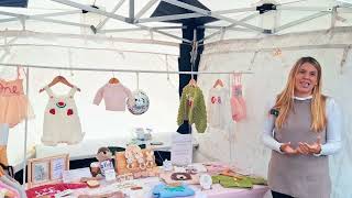 Rach Presents Pens & Needles LTD's Bespoke Baby Clothes at Salt and Tar courtesy of Bluebell Stalls