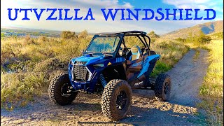 UTVZILLA Windshield Instal/Review! RZR TURBO S