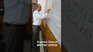 Grammar Class by Dr Birbal Jha at British Lingua #englishspeaking #englishlanguage #spokenenglish