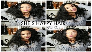 REVIEW ON SHES HAPPY HAIR!