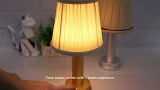 Avalen brand table lamp with cover led lights led bulb ambient light for living room