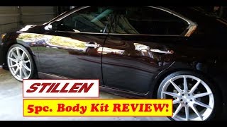 Stillen Nissan Maxima Front Lip Body Kit Review Part 1