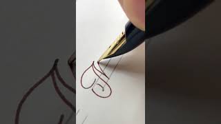 Matter - handwriting with fountain pen #cursive #art #lettering #satisfying #calligaraphy