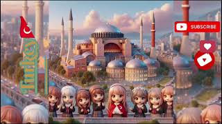 World BEST places to visit😍🌍 #tourism #cartoon #learnnation #ytshorts #places