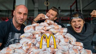 McDonald´s & 100x CHEESEBURGER | Crossfit vs Fitness vs Bodybuilder!