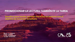 Promocionar la lectura también es la tarea #CAL #Libros #Literatura