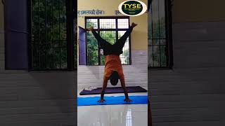 Handstand #shorts #Power Yoga #lotus pose in handstand#Yogi Naresh