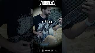 SUBSTANS | "DNHate" (Solo guitar playthrough)  #ibanezrg #metal #guitar #shorts