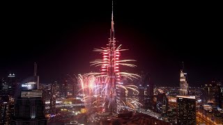 Capodanno 2023 Dubai Fuochi d'artificio