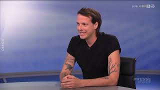 Dominik Wlazny bei der Pressestunde im ORF 2 (22.09.2024)