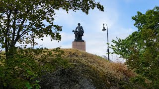 Смоляной мыс.  Петровский парк в Выборге.