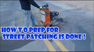 HOW TO PREP ASPHALT STREET FOR PATCHING | DRIVEWAY MAINTENANCE LLC