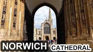 Walking in Norwich Cathedral, United Kingdom - June 2022