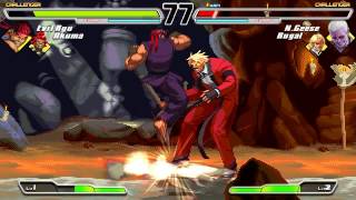 Evil Ryu & Akuma Vs N.Geese & God Rugal