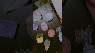 Cutest Homemade Stickers ✨ || DIY cute stickers #sticker #diy #homemade #journal #craft