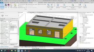 Revit TEST 010 Построение витража