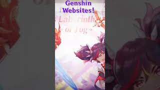 Genshin Websites #shorts