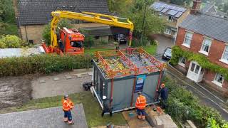 Booths Garden Studio Being Craned (Part 1 of 3)