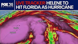 Hurricane Helene live tracker: Storm to become major hurricane before Florida landfall