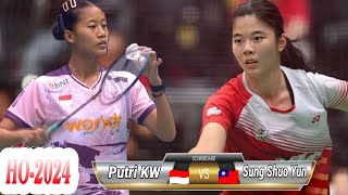 Putri Kusuma Wardani vs Sung Shuo Yun || R32 Hongkong Open 2024