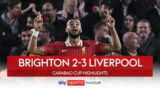 Cody Gakpo strikes TWICE as Reds progress! 💪| Brighton 2-3 Liverpool | Carabao Cup Highlights