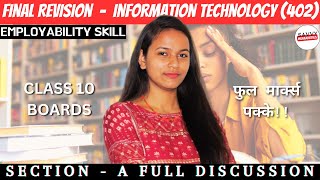 FULL Employability Skills | Class 10 Information Technology Code 402 | CBSE Board 2024 ~ Savvy Di