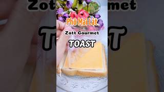 Phô mai lát Gourmet Slices Tott Toast, 12 lát/gói vị béo ngon #cheese #gourmet #food