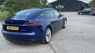 Tesla model 3 blue 2021 long range for sale @Auto 2000 Epping