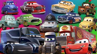 Looking For Disney Pixar Cars 3 Lightning Mcqueen, Doc Hudson, Luigi, Bobby Swift, Fillmore, Fritter