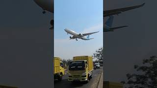 GARUDA INDONESIA Airbus A330 landing di bandara Soekarno Hatta‼️