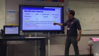 Pepperell works out specific heat capacity