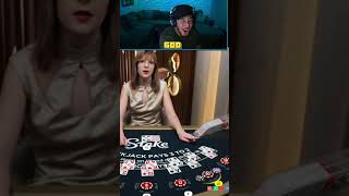 Streamer Gets Suited Trips After  4 YEARS  #blackjack #777  #gambling #degen #casino #stake #poker