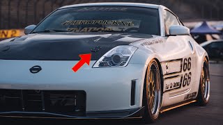 Nissan 350z Aerocatch Install Part 1 | How to Position the Hood Pins