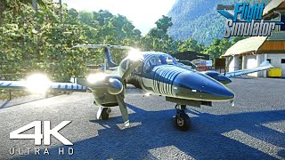 4K MAX REALISM | Flight Simulator 2023 | ULTRA GRAPHICS Landing At Challenging Airport!! | MSFS