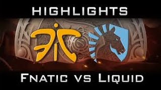 Fnatic vs Liquid The International 2016 TI6 Highlights Lower Bracket Dota 2