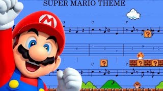 Super Mario Theme [FREE TABS] | Easy Guitar Tutorial for Beginners