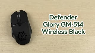 Розпаковка Defender Glory GM-514 Wireless Black