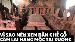 Bàn Ghế Gỗ Cẩm Lai Tay 16 | Lý Do Nên Mua Bàn Ghế Gỗ Cẩm Lai Hàng Mộc