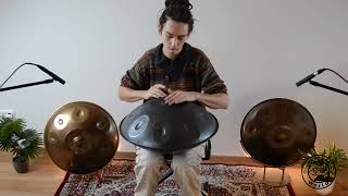 Mystical Handpan: C# Kurd /Annaziska 9 | Nitrated Steel | 440Hz | Scale: C#/ G# A B C# D# E F# G#